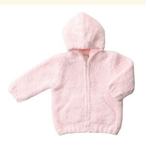 NWT Angel Dear Pink Chenille Zip Up Hoodie size 6-12 months